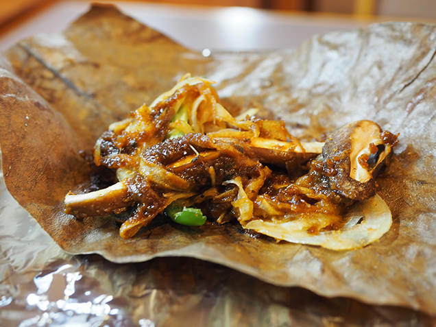 名物「朴葉みそ」