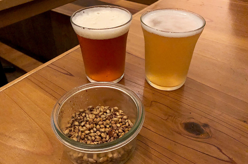 クラフトビールとお通し