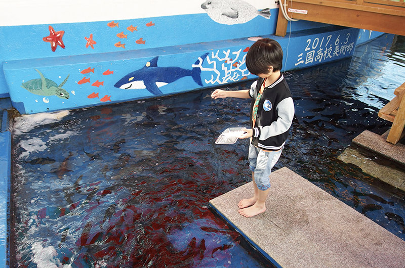 じゃぶじゃぶ海水プール