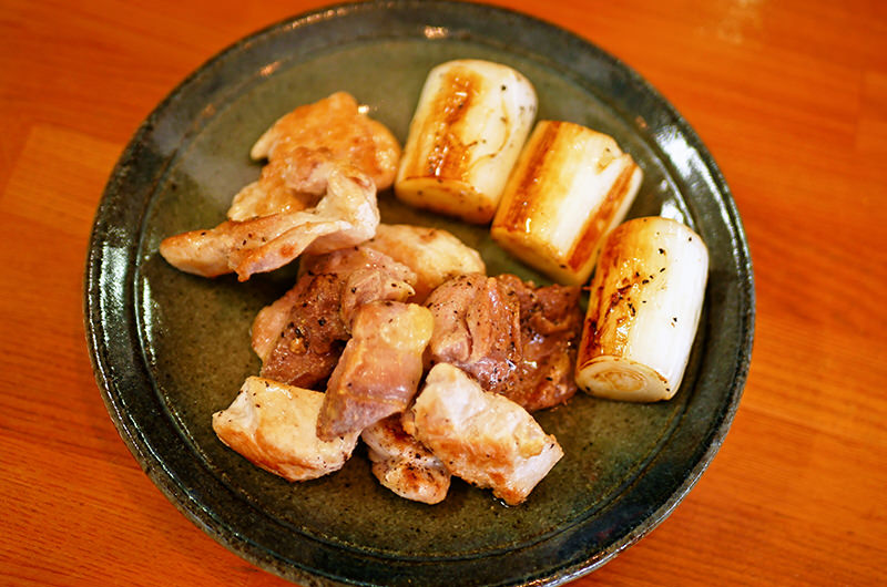 山形地鶏の塩焼き