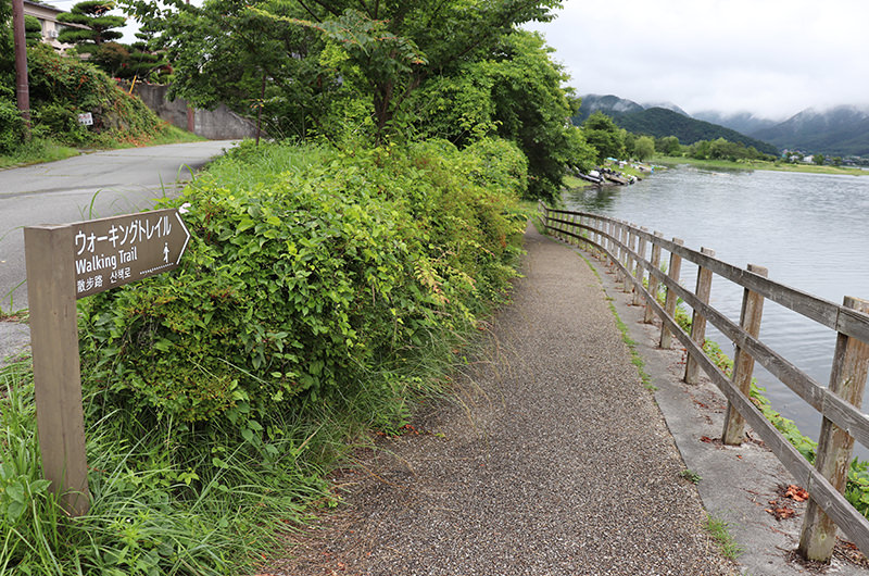 河口湖畔