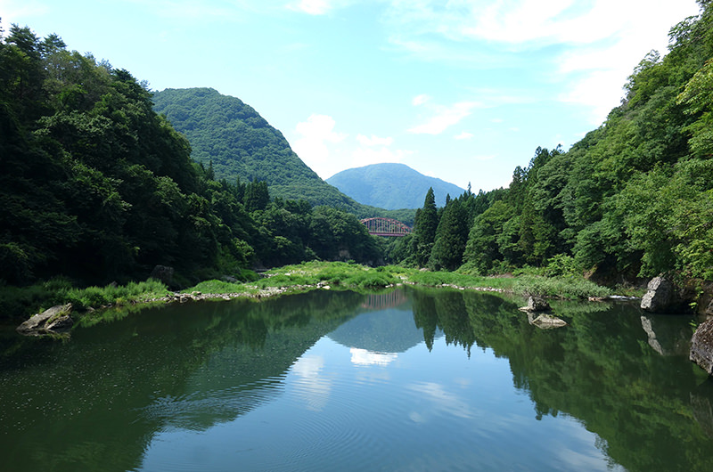 塔のへつりからの景色