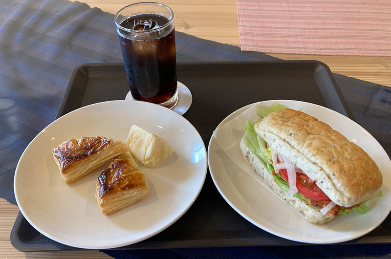 ますバーガー　花豆パイ