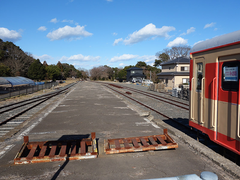 阿字ヶ浦駅のホーム