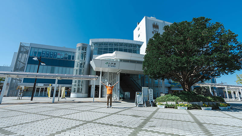 八戸駅　筆者