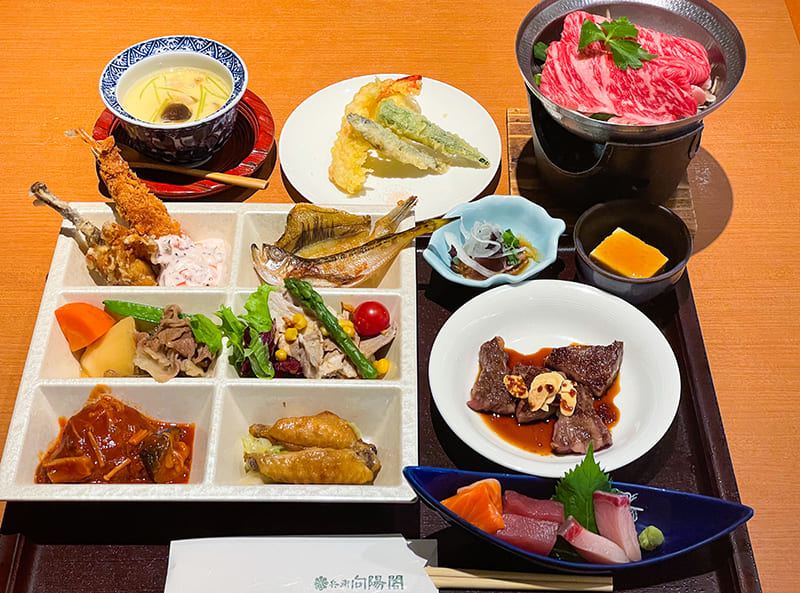 兵衛向陽閣　夕食