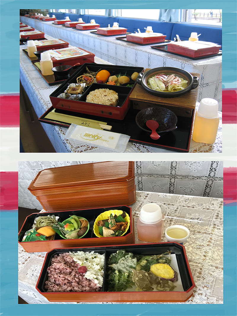 しし鍋御膳　薬草弁当（写真提供：樽見鉄道）