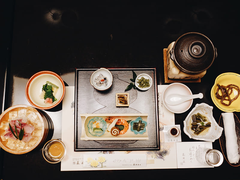 嵐渓荘　夕食