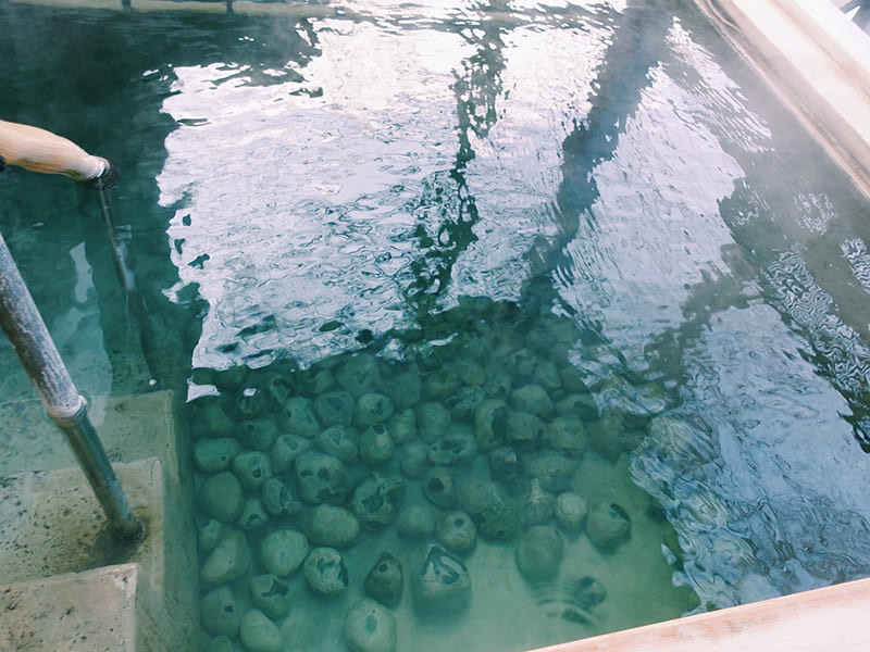 嵐渓荘　貸切風呂　深湯