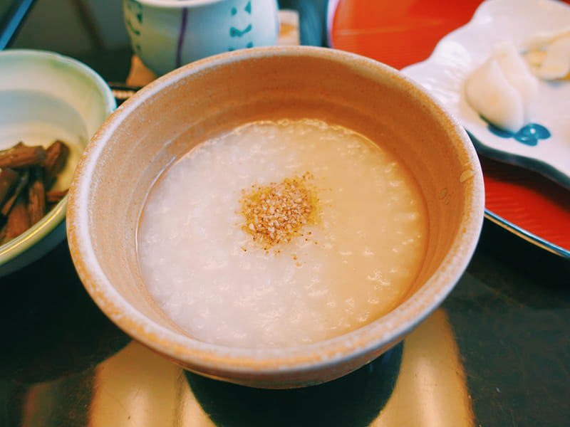 嵐渓荘　お粥