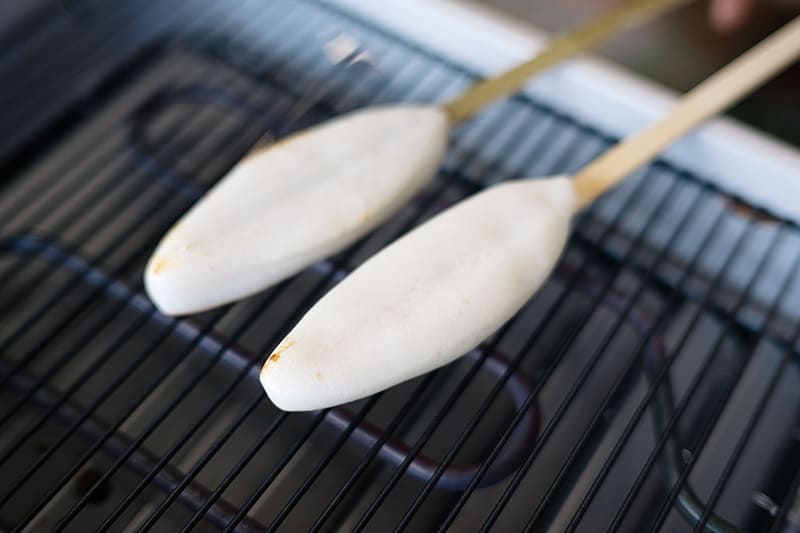 蒲鉾屋 ささ圭　笹かまぼこ手焼き体験