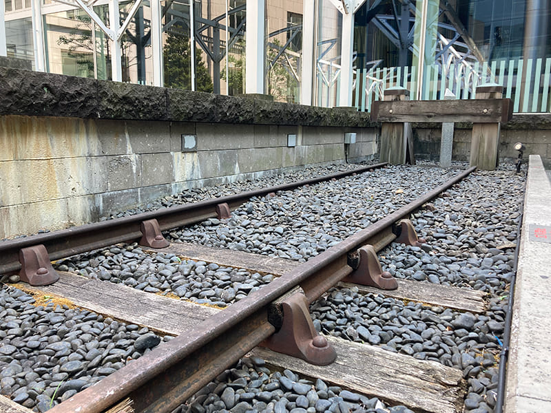 旧新橋停車場　軌道