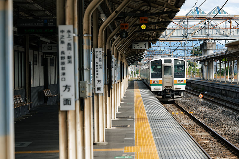 渋川駅ホーム