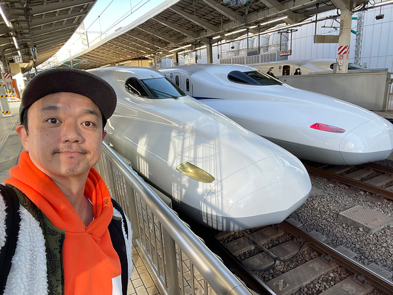 東京駅　筆者
