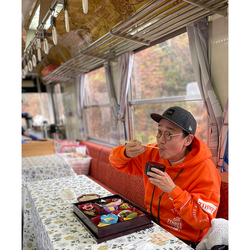 じねんじょ列車　筆者