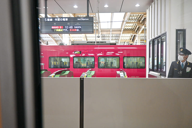 新潟駅　臨時改札