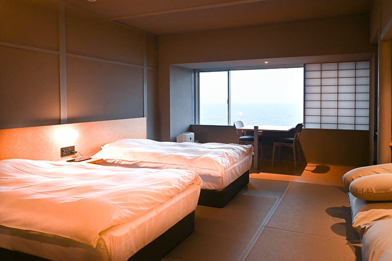 KAMEYA HOTEL（湯野浜温泉 亀や）の客室。