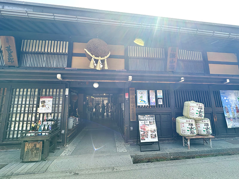 舩坂酒造店　店舗外観