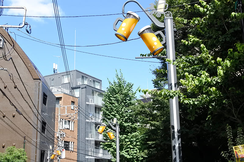 ビール坂　街灯