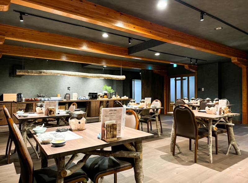 知内温泉旅館　食事処