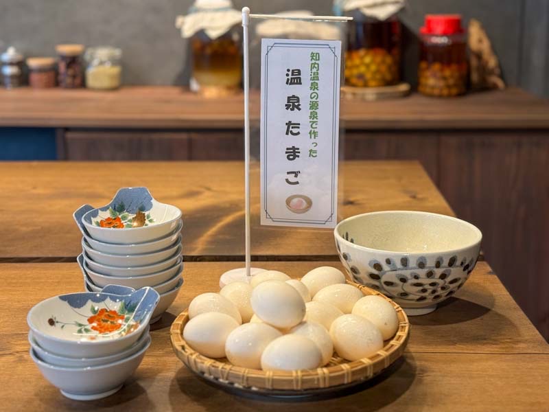 知内温泉旅館　朝食