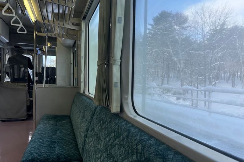 花輪線　車窓