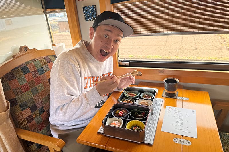満面の笑みの筆者