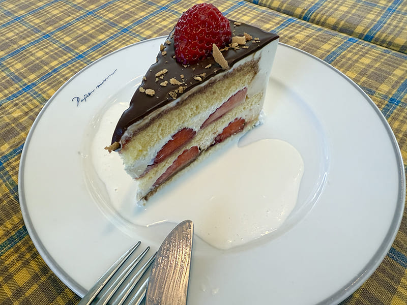 ストロベリーショートケーキチョコレートがけ