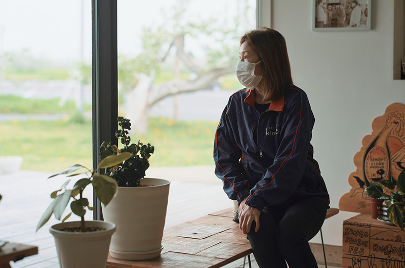 弘前シードル工房 kimori　スタッフ木村さん