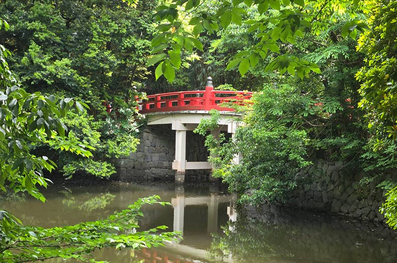 武蔵一宮　氷川神社の橋