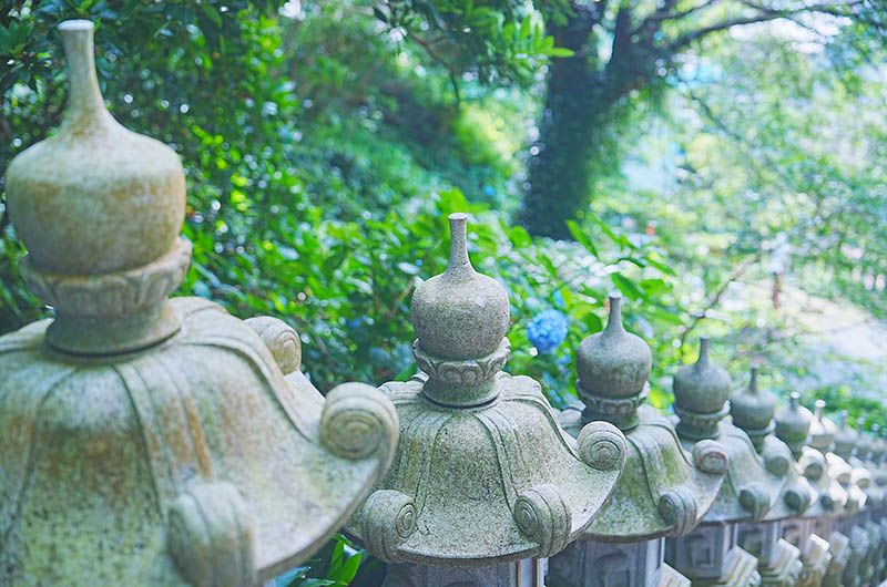 貴船神社　石灯籠
