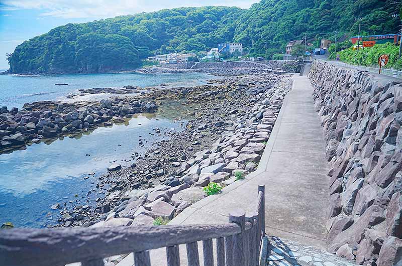 琴ヶ浜　遊歩道