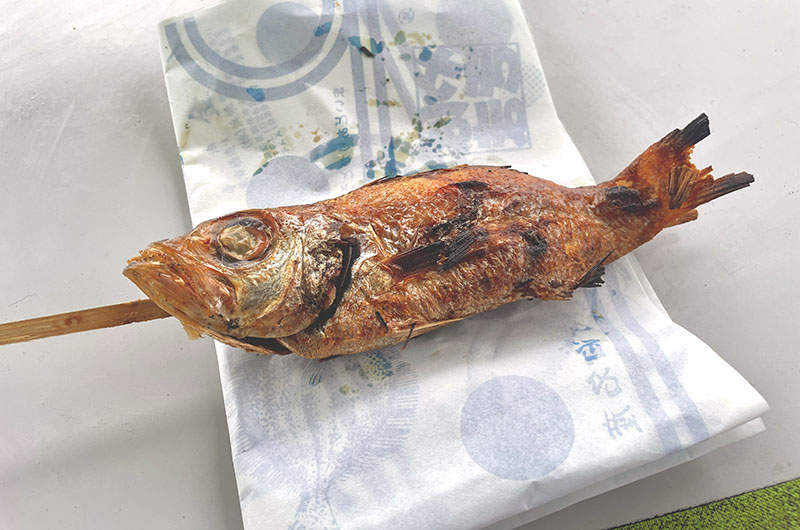 寺泊中央水産　のどぐろの浜焼き