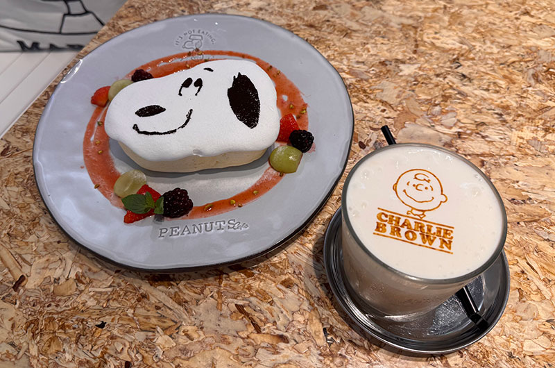 パンケーキとラテ