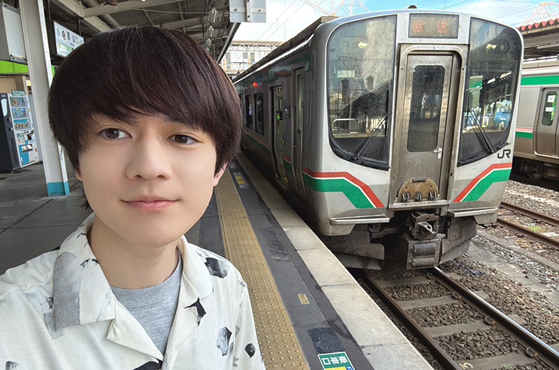 伊藤壮吾さん　郡山駅