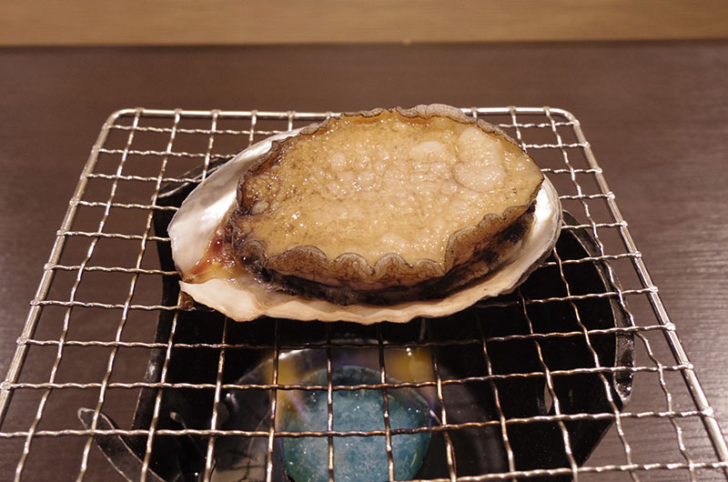 あわびの踊り焼き