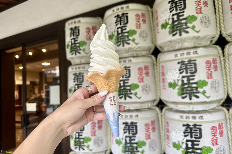 菊正宗酒造記念館　酒蔵ソフトクリーム