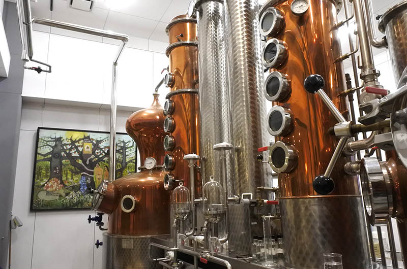 ドイツ製の蒸留器