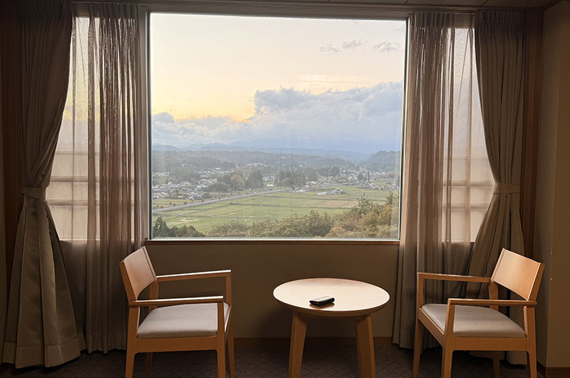 亀の井ホテル 一関　客室からの眺め