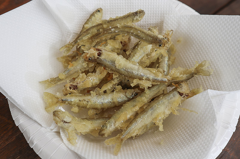 わかさぎの天ぷら