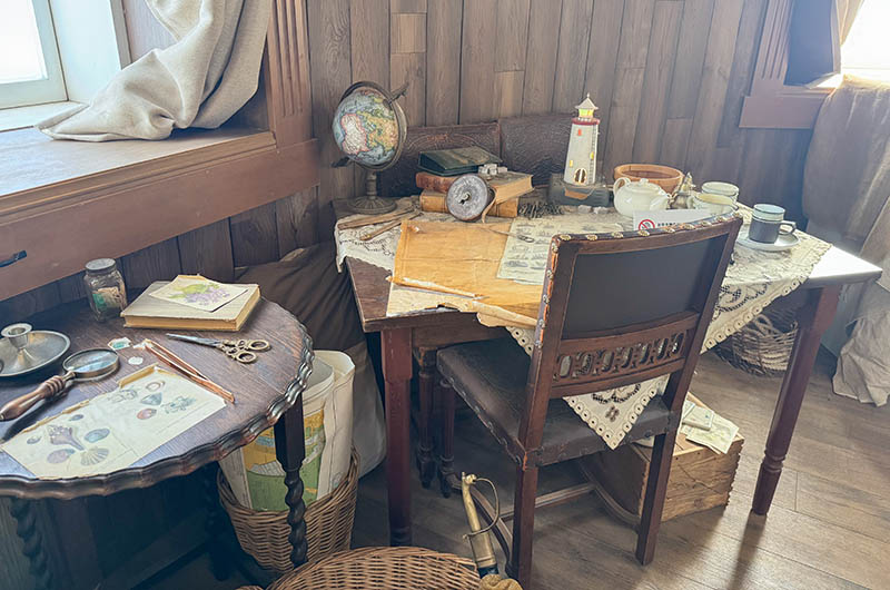 ムーミン屋敷内