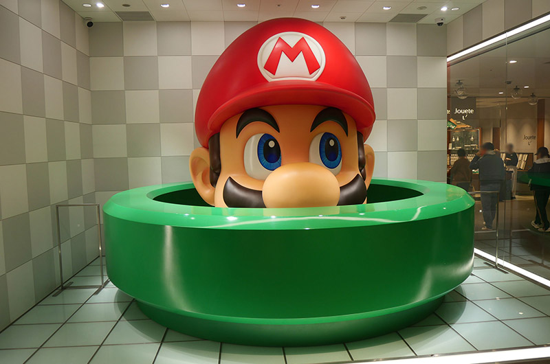 京都髙島屋S.C. ［T8］1F　マリオの展示