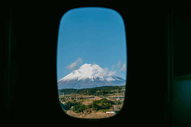 東海道新幹線　車窓