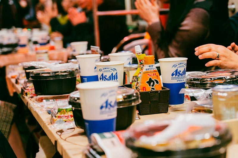 おでんしゃ車内