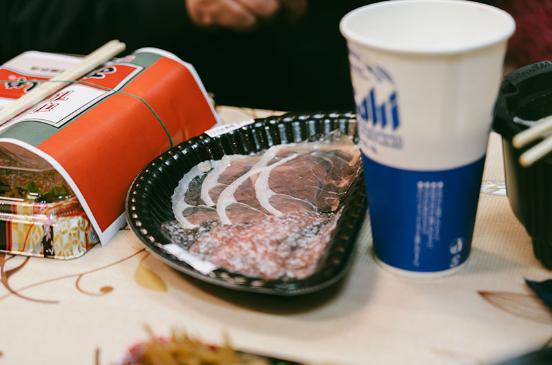 生ハムとイベリコ豚のサラミの2種盛