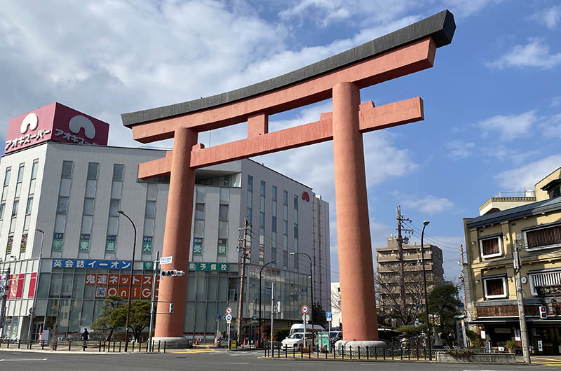 中村公園　大鳥居