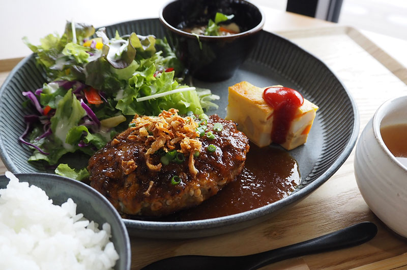 常陸の輝きハンバーグプレート