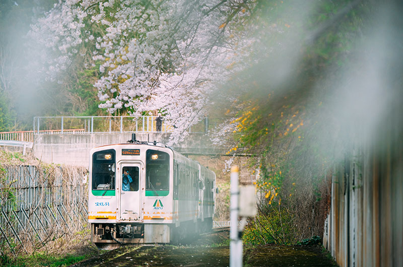 会津鉄道 車窓