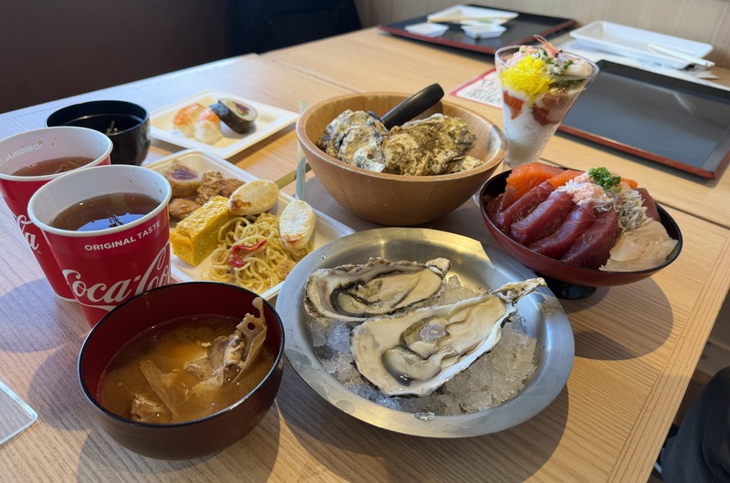 夫婦それぞれが選んだ料理