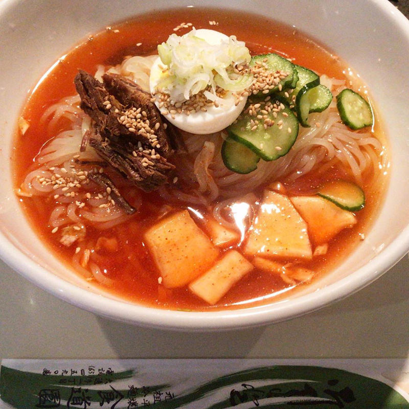 食道園の冷麺